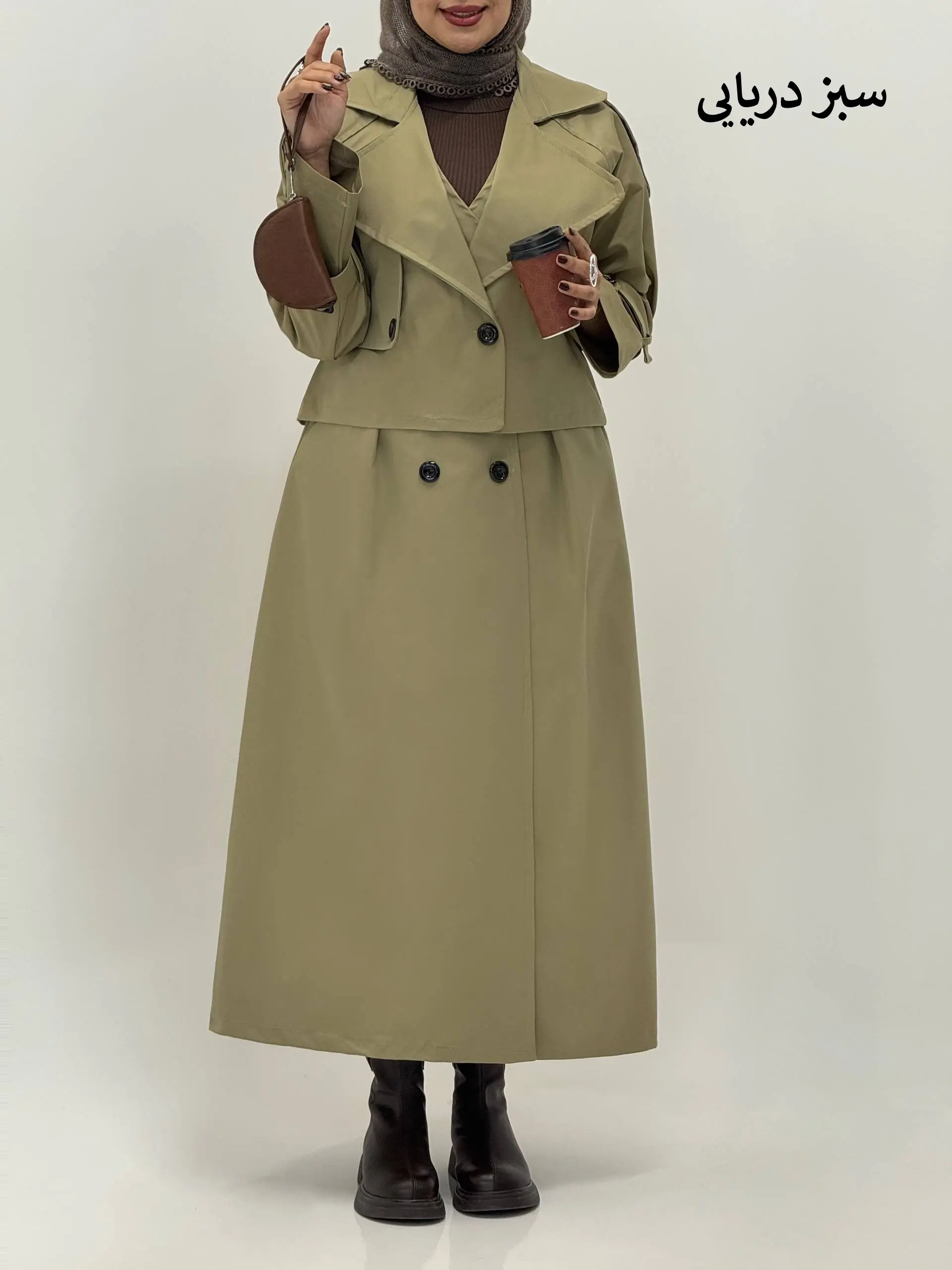 3678-بارونی آستردار شکیبا